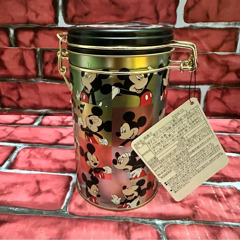 Disney Universal Studios Tokyo Japan Mickey Mouse Metal Storage Canister